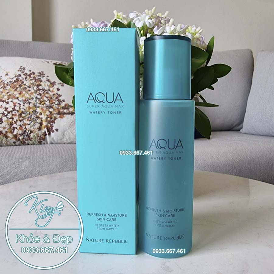 Nước Cân Bằng Nature Republic Aqua Super Aqua Max Watery Toner