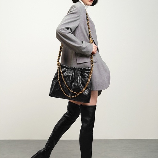 Túi Xách Singapore Túi Tote Dây Xích 2 Trong 1 40671449