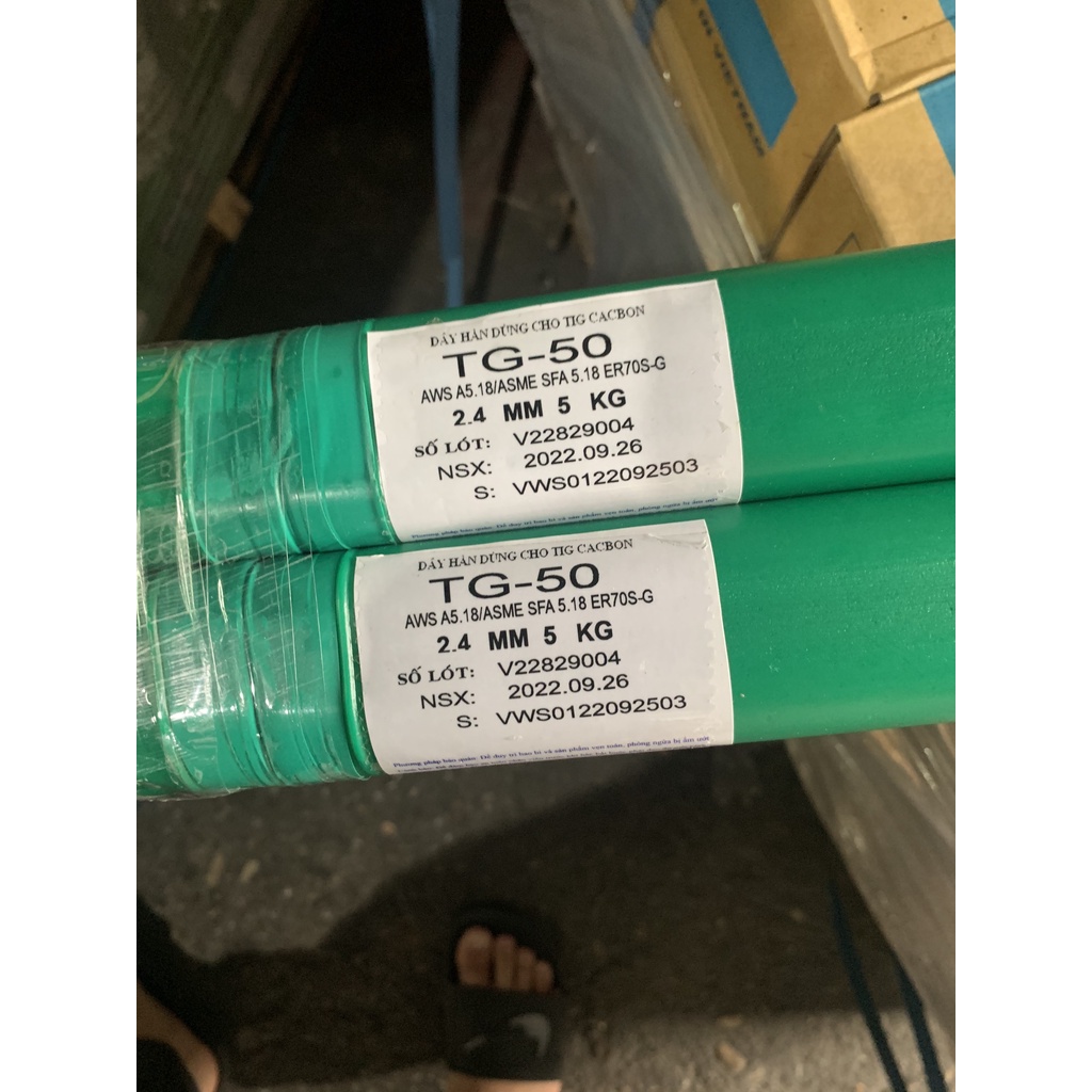 Que hàn tig sắt TG-50 Kuangtai