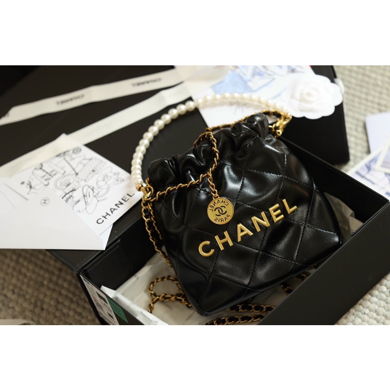 Túi CHA NE L 22 shopping bag mini fullbox