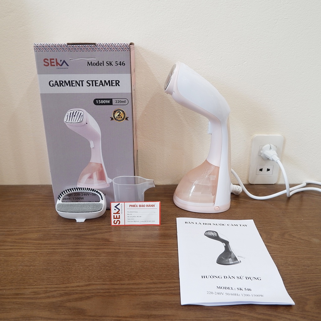 Bàn là hơi nước cầm tay SEKA cao cấp công suất 1500W - máy ủi hơi nước cầm tay bàn ủi hơi nước cầm tay