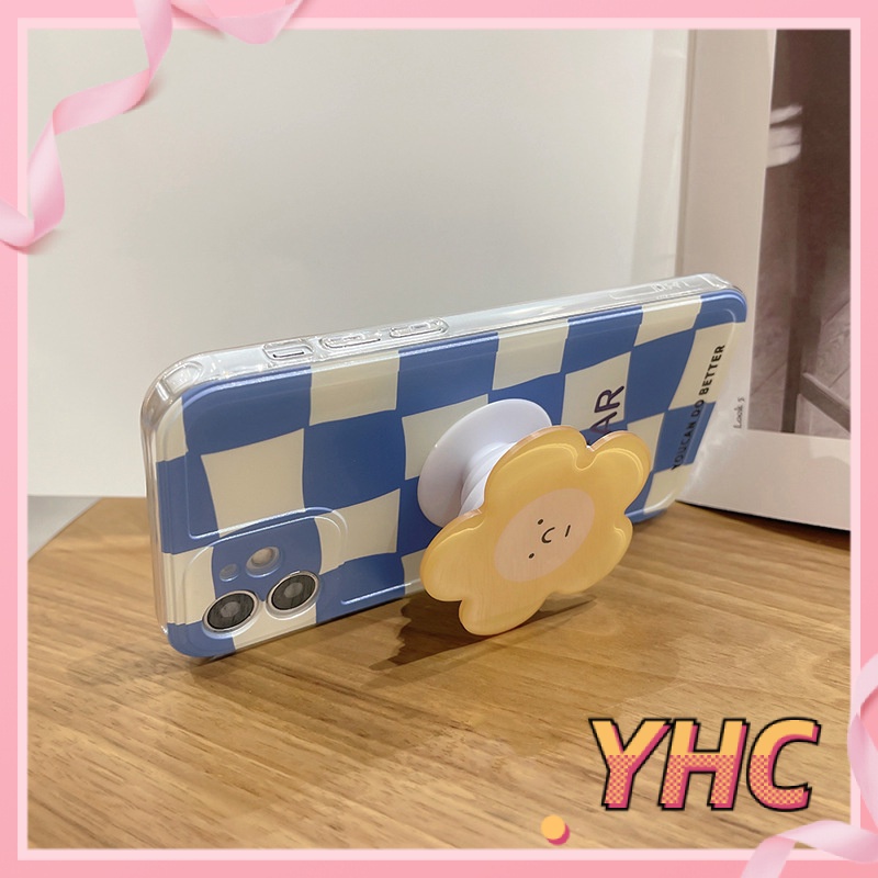 ốp iphone Họa Tiết Hoa Mặt Cười Gắn Giá Đỡ Iphone6 6splus 7 7plus 8 8plus XR X XS 11 12 Pro max Plus Promax max-774