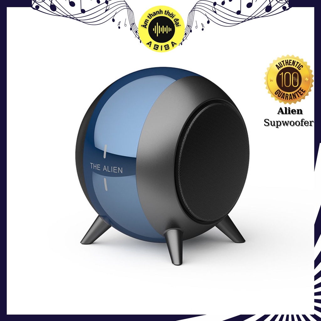 Loa bluetooth mini ALIEN SUBWOOFER hỗ trợ kết nối TWS âm thanh trầm ấm bass mạnh