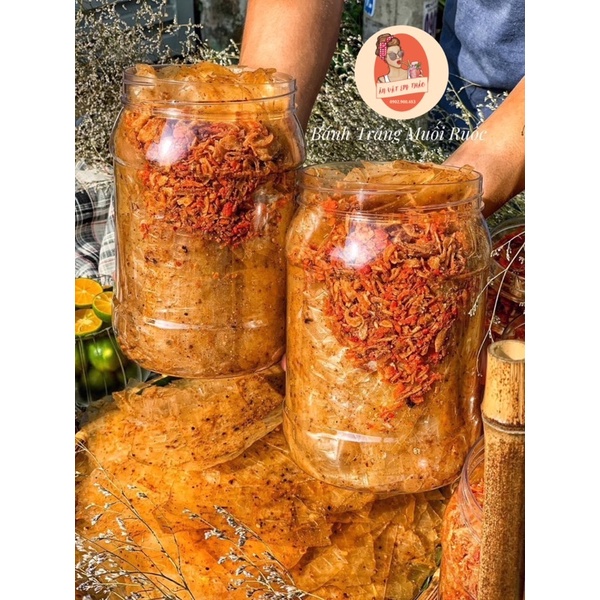 Bánh tráng muối ruốc