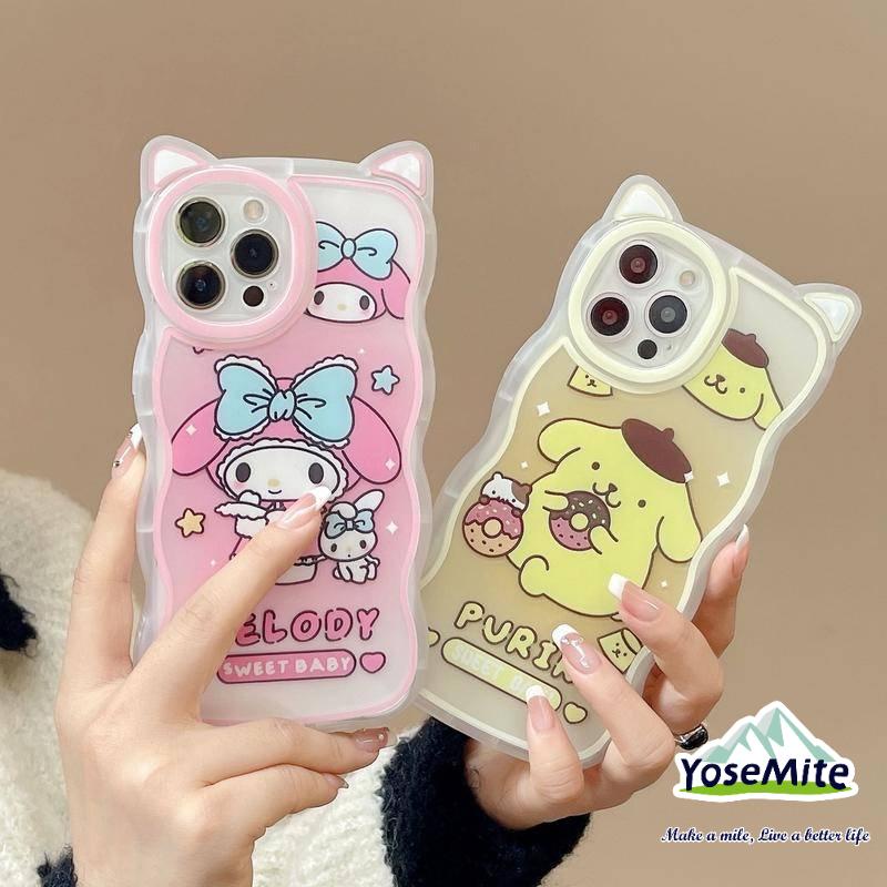 Ốp lưng có hình chú chó đáng yêu Melody và Pudding dành cho iPhone 14 12 13 11 Pro Max 6 6s 7 8 Plus X Xs Max XR