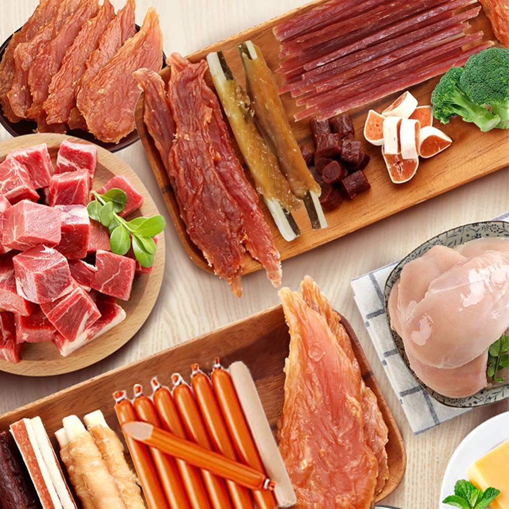 Bánh thưởng cho chó mèo mix 6 loại Oggy pet food