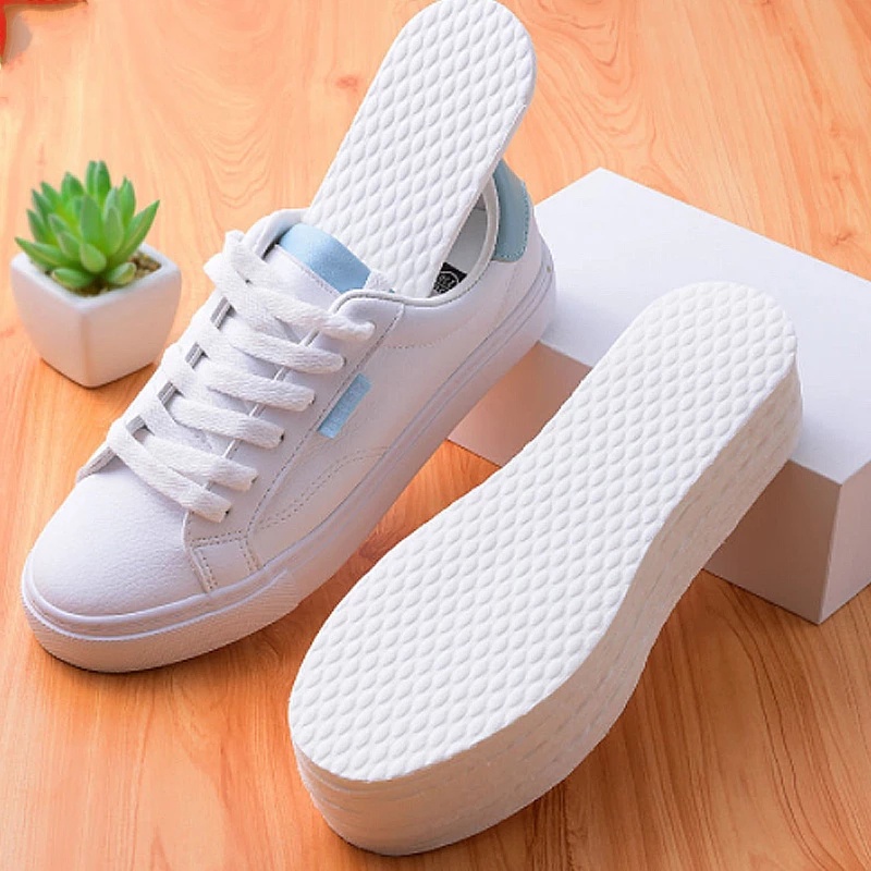 1 Cặp Đệm Lót Giày Mềm Mại Thoáng Khí Thấm Hút Mồ Hôi Chống Trượt Cắt Được Dành Cho Nam Nữ