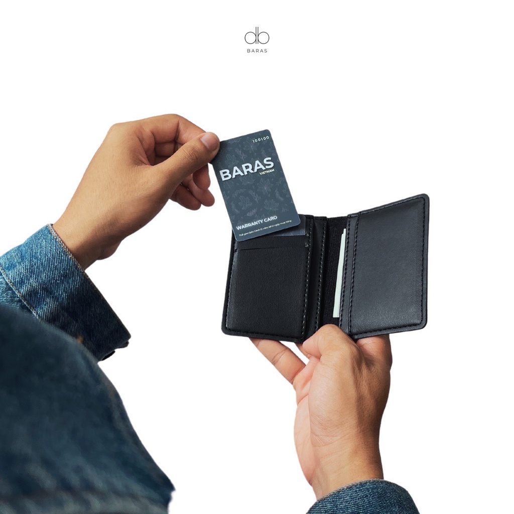 Ví da nam đựng thẻ gập đôi - Jasper Wallet - Ví da nam thời trang