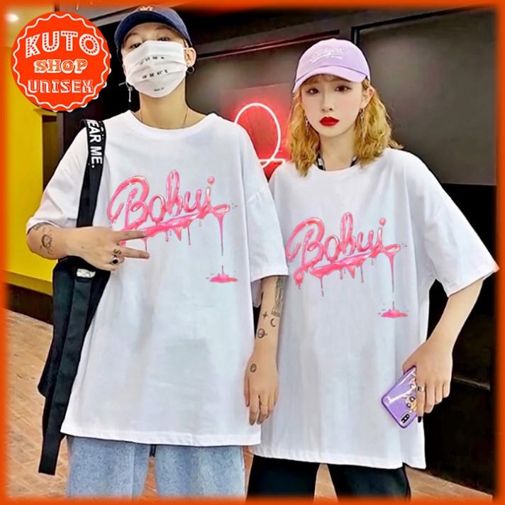 Áo Thun Tay Lỡ Local Brand BOBUI Cotton 100 Form Rộng Unisex