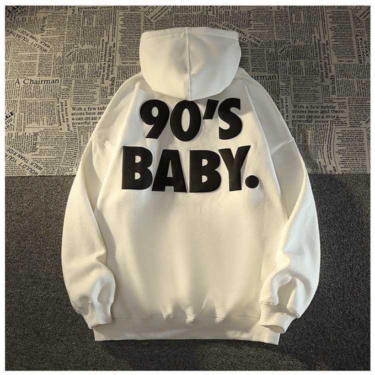 Áo Hoodies Nữ 90 Baby Vải Nỉ Pe Dày Mịn Nón 2 Lớp Form Rộng Măc Đẹp NEW UNISEX