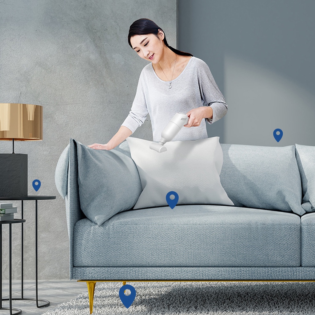 Có thể bán buôn Máy hút bụi ô tô lông thú cưng không dây máy tính để bàn cầm tay cho gia đình Vermont055 Hàng giao ngay