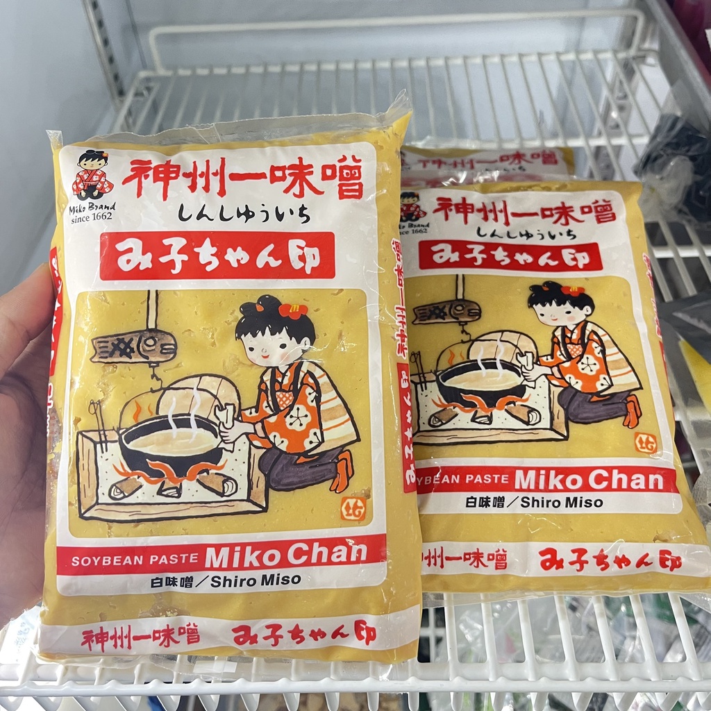 Đậu tương miso trắng/miso đỏ gói 1kg hương vị thơm ngon cho các món ăn Nhật Bản, sản phẩm nhập khẩu chính hãng