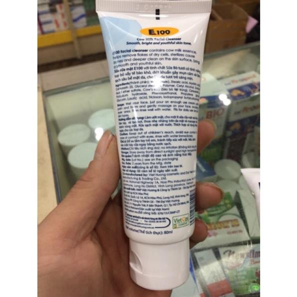 Sữa rửa mặt Bò E100 - 80ml