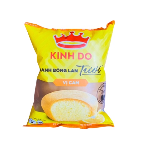 Combo 5 bánh bông lan vị cam kinh đô 50g
