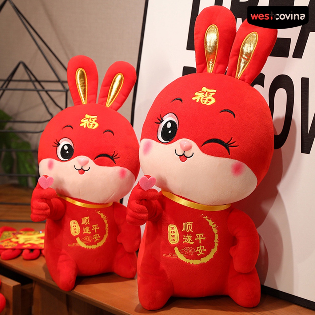 [Hot]☃Thỏ Nhồi Bông Ba Chiều Trang Trí Lễ Hội