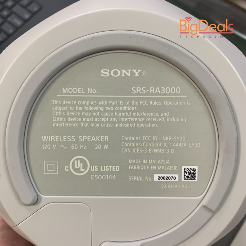 Loa bluetooth Sony SRS-RA3000 - Like New | BigDeals VN