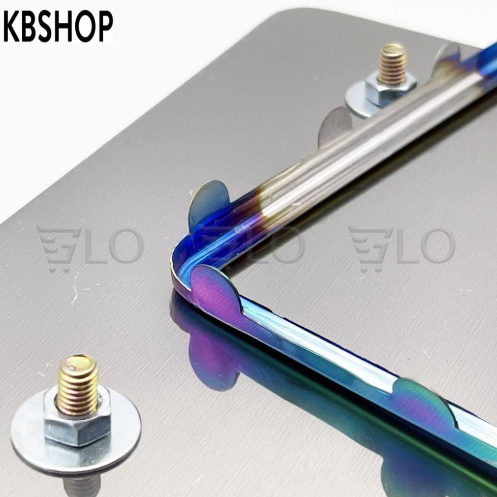 Khung Biển Số Xe Titan 7 Màu Dành Cho Xe Máy Kèm Mica