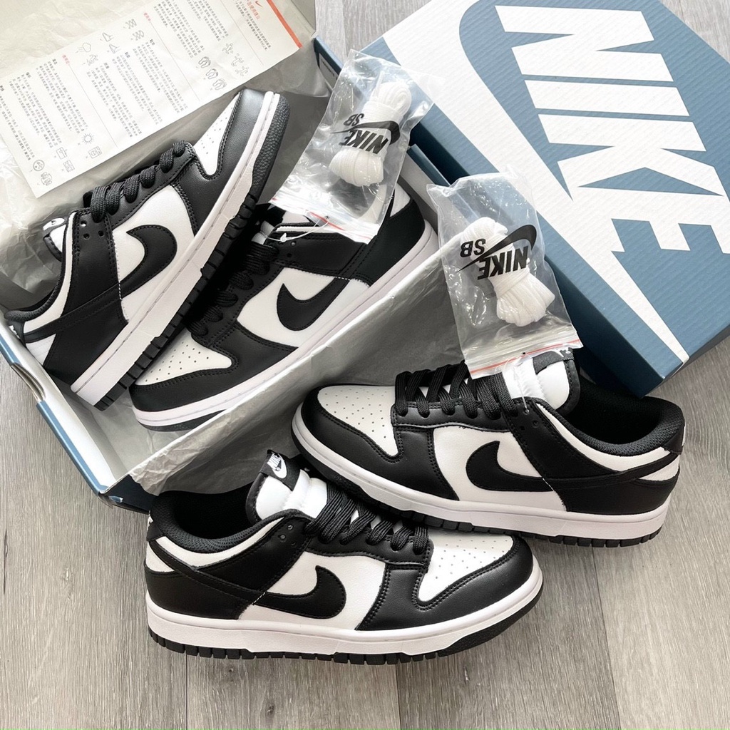 Giày Nike SB Dunk 2021 Black White đen trắng cao cấp full box
