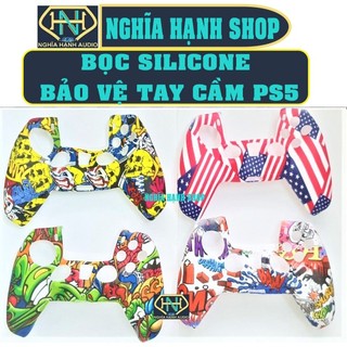Vỏ bọc bằng silicon bảo vệ cho tay cầm chơi game ps5 playstation - bọc silicon tay cầm ps5 - bọc silicone bảo vệ tay ps5