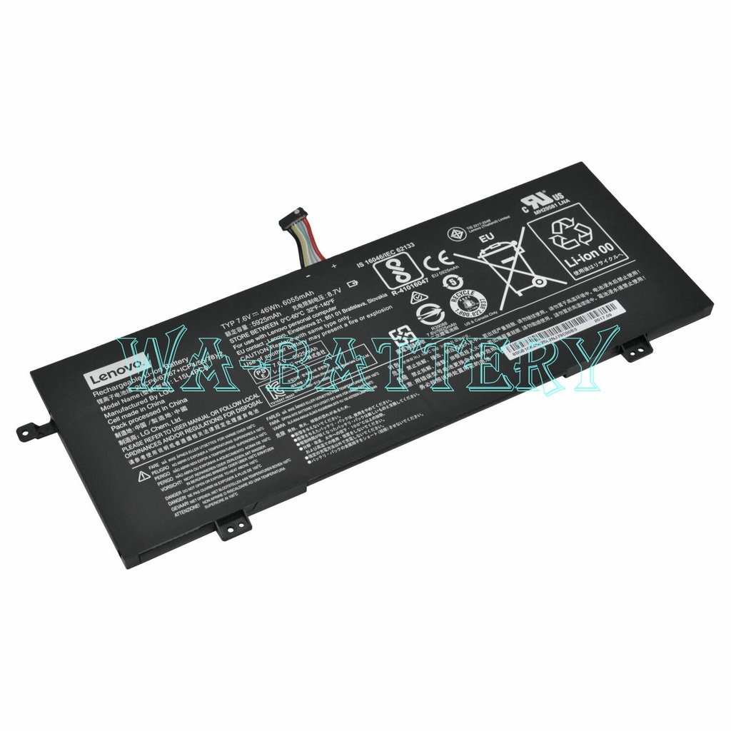 💖 Pin Lenovo (Original)46Wh IdeaPad 710S-13IKB V730-13 V730-13 L15M4PC0 L15L4PC0 Battery