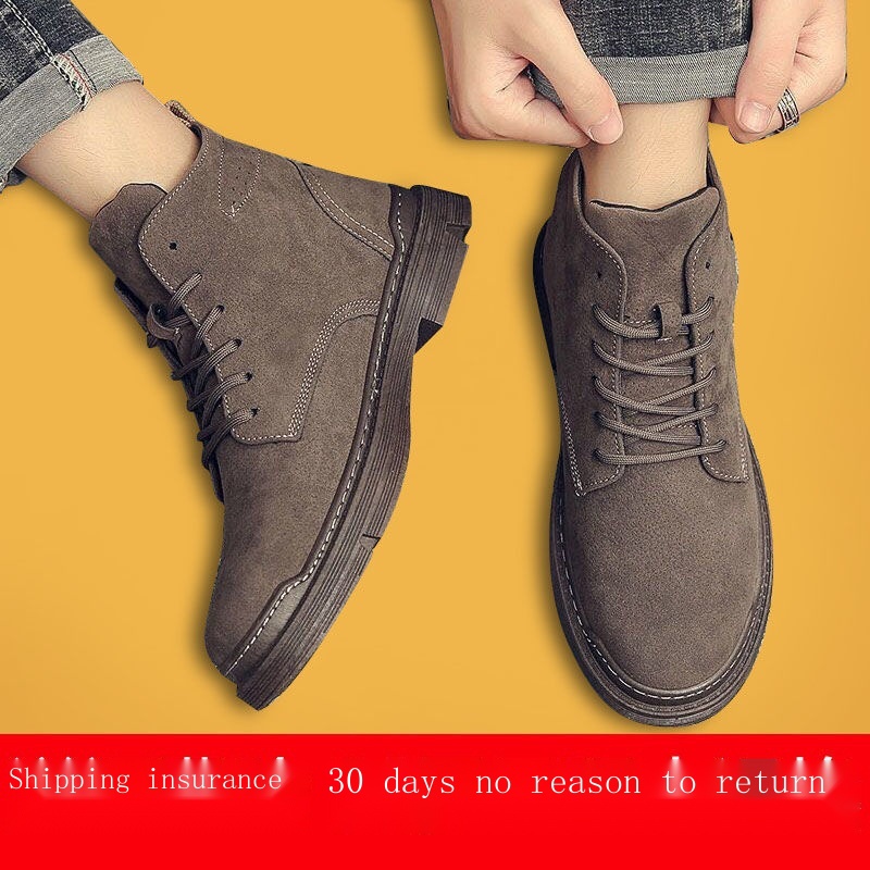 Giày Bốt Martin Chống Trượt Thời Trang Mùa Thu Cho Nam