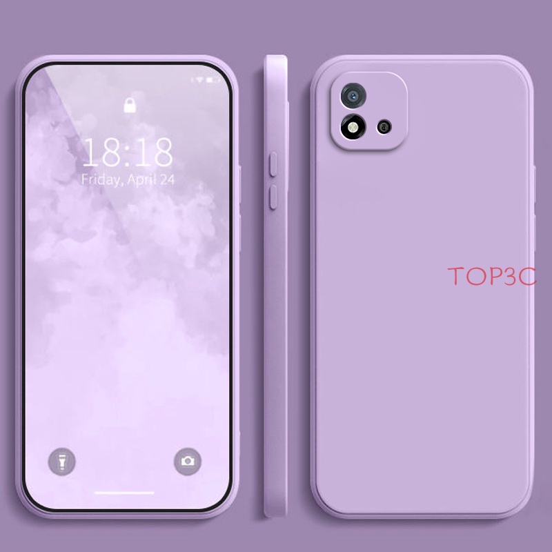 Ốp Điện Thoại Màu Trơn Cho Realme C20 Realme C11 2021 C21Y C25Y C15 C12 C11 Realme C30 C30S C31 C35 YT