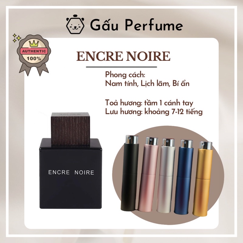 Mẫu thử chính hãng Encre Noire 10ML