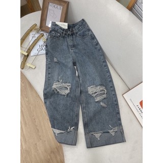 Quần xuông rách ( Ảnh thật shop chụp)