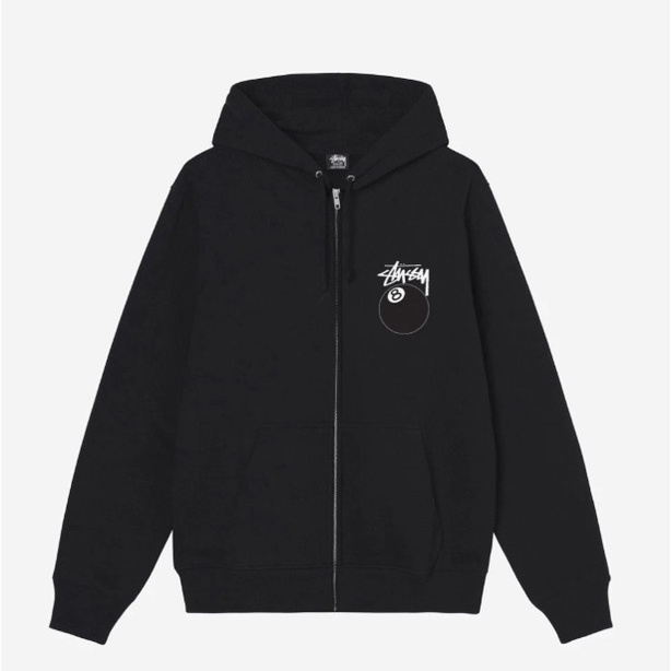 ÁO HOODIE ZIP STUSSY 8 BALL CHÍNH HÃNG - 100% AUTHENTIC - BAO CHECK TRỌN ĐỜI