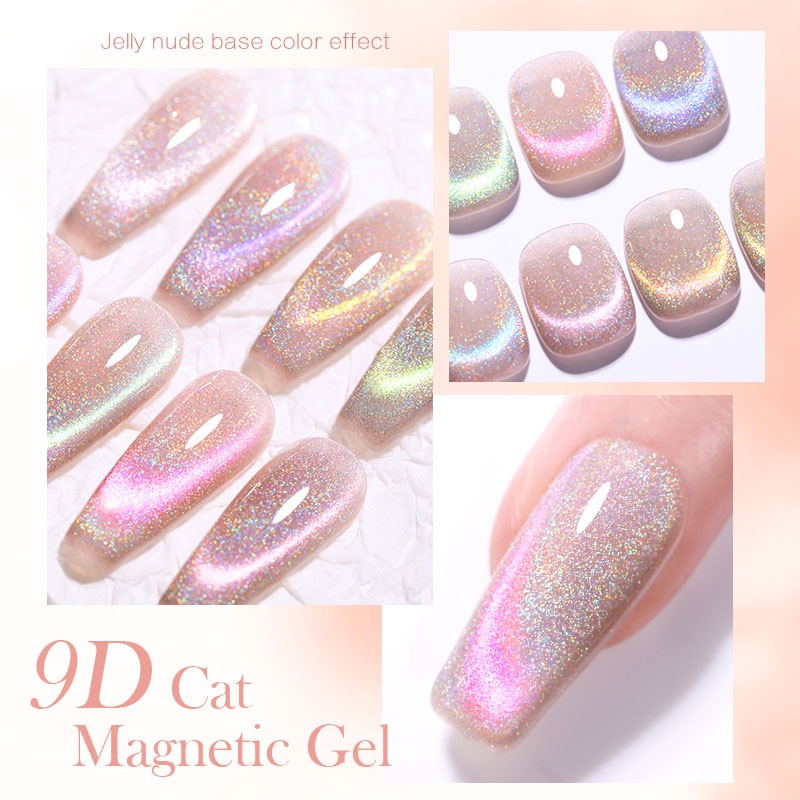 Gel sơn móng tay BORN PRETTY có mắt mèo từ tính thời trang sành điệu 7ml