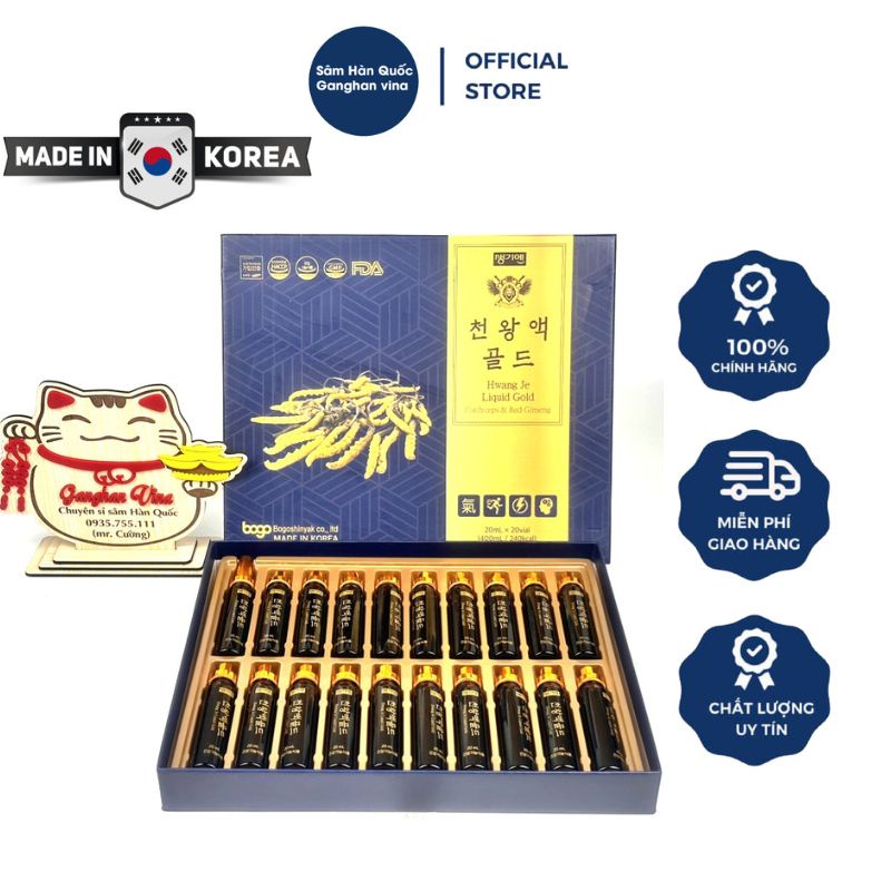 Tinh Chất Đông Trùng Hạ Thảo (hộp 20 ống x 10ml) - Hàng Cao Cấp