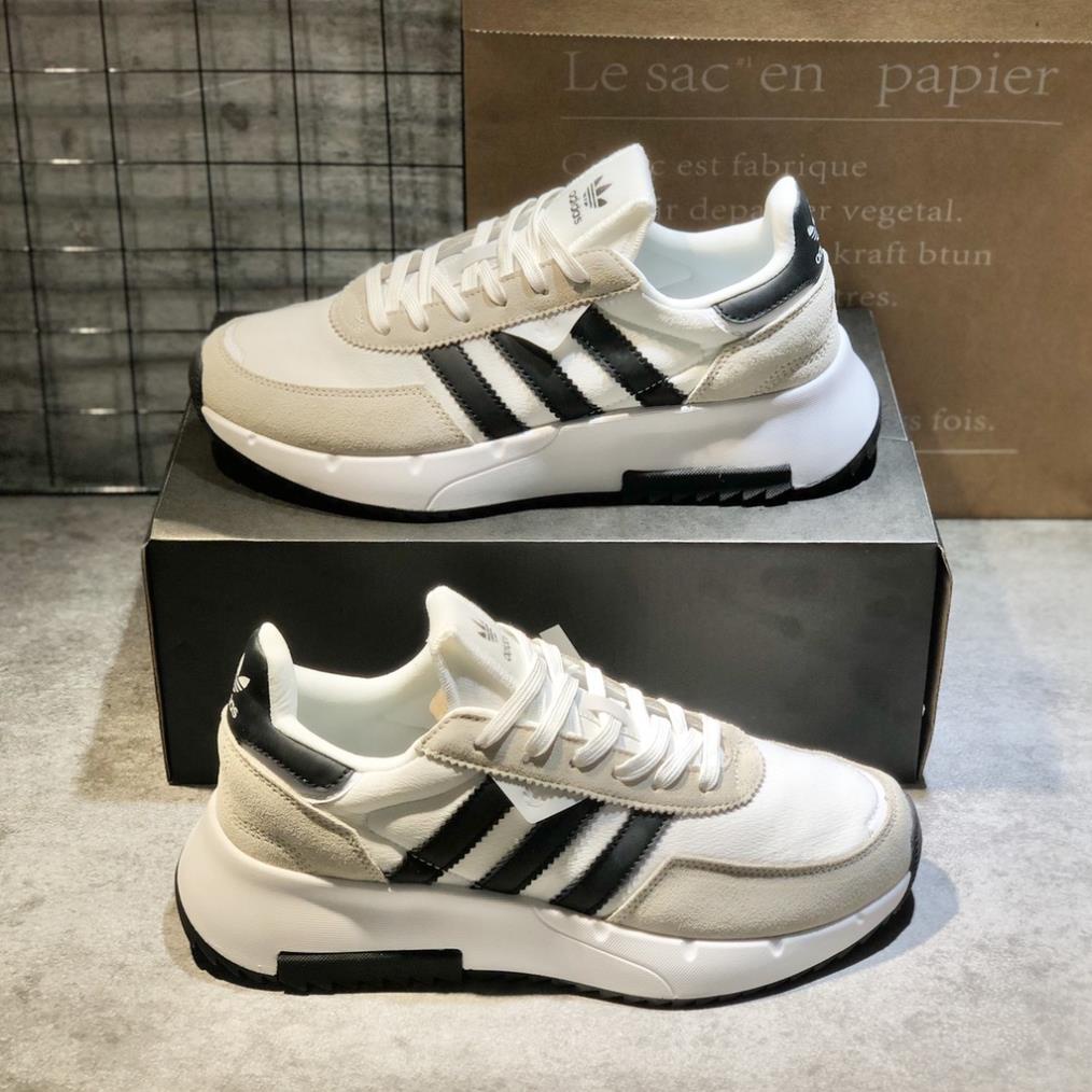 Giày Thể Thao Adidas Retropy F2 Trắng Đen Đơn Giản, Khỏe Khoắn, Năng Động