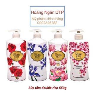 ( Sữa Tắm 550g ) Sữa Tắm Double Rich Hương Hoa Đủ Màu Hàng Công Ty LG Vina