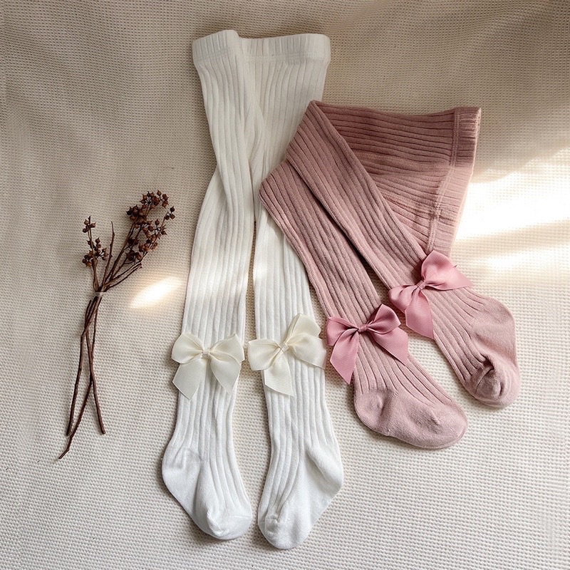 Quần tất nơ cho bé gái