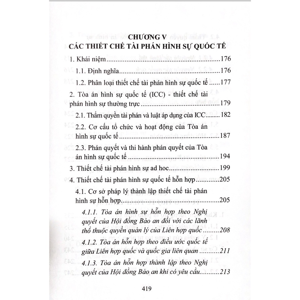 Sách Luật hình sự Quốc tế