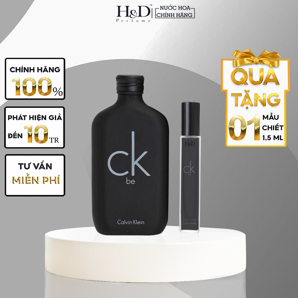 (CHÍNH HÃNG) Nước hoa Unisex Calvin Klein Ck Be EDT hương thơm phân tầng mạnh mẽ