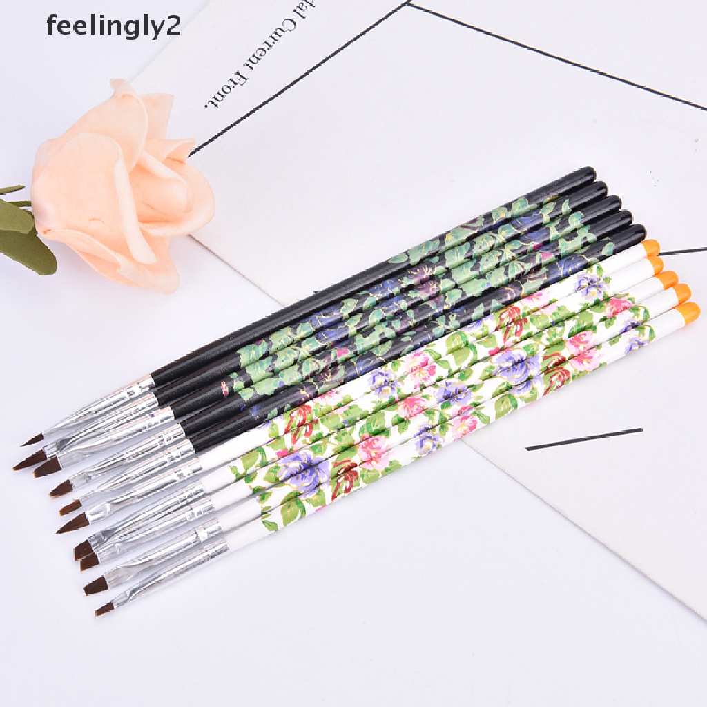 Set 5 Cọ Vẽ Trang Trí Móng Tay Nghệ Thuật Chuyên Nghiệp