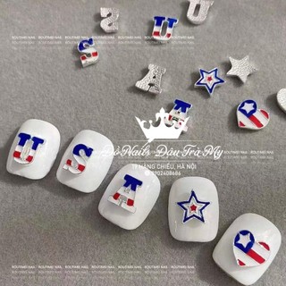 Phụ kiện nail - set charm usa