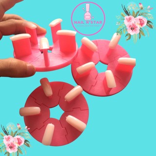 Đế tập vẽ móng, gắn móng mẫu, gắn móng giả tập vẽ nail - đế nam châm gắn móng mẫu chuyên dụng NAIL R’S
