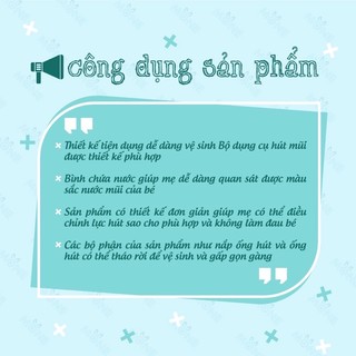 Hút mũi dây Bebeconfort (mẫu mới)
