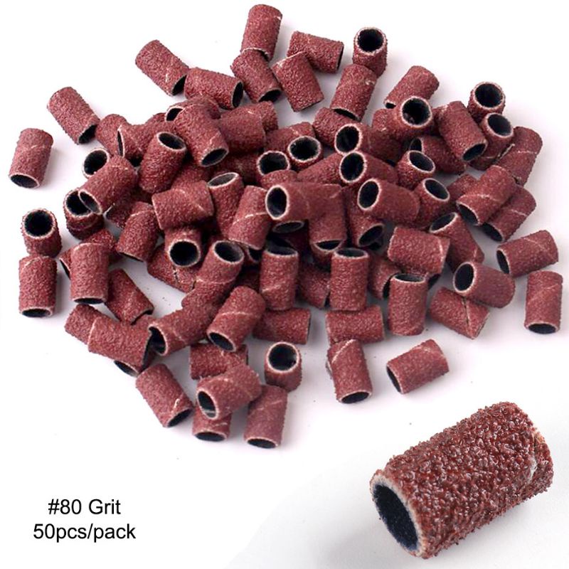 Gói 50c đầu nhám lắp đầu mài phá mài móng