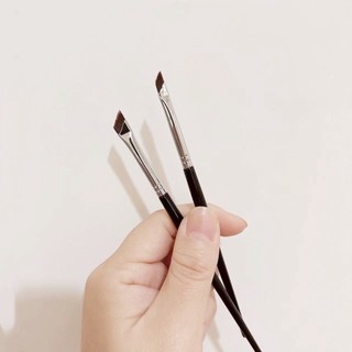Cọ vẽ đường viền mắt / lông mày sợi tơ tằm thẳng