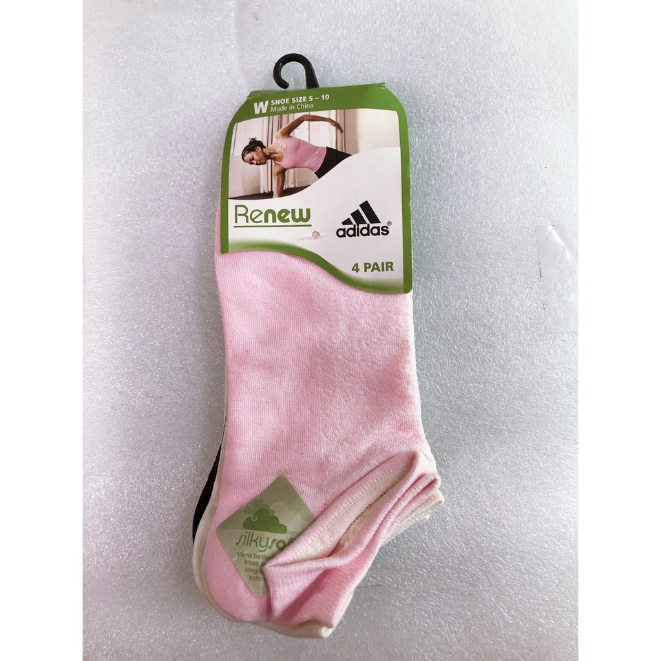 Set 4 đôi tất ( vớ) Adidas Renew (Mỹ)