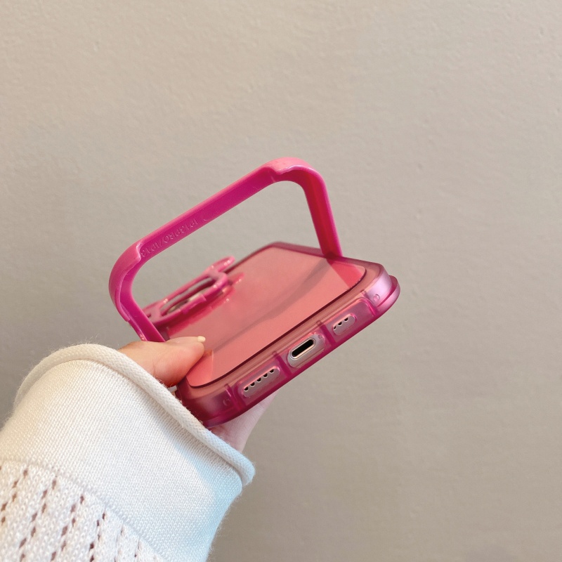 Ốp Điện Thoại Trong Suốt Họa Tiết Hoạt Hình Chú Gấu Dễ Thương Chống Sốc / Rơi Cho iPhone 14 13 12 11 Pro Max