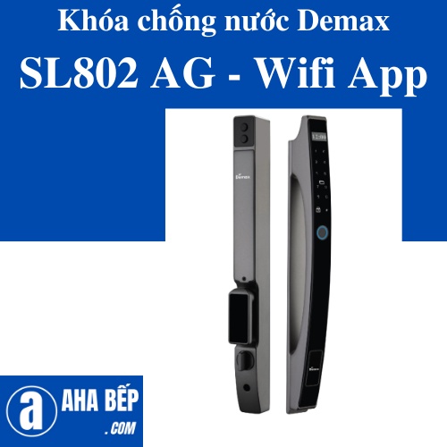 Khóa Cửa Chống Nước Demax SL802 AG-Wifi app - Hàng Chính Hãng