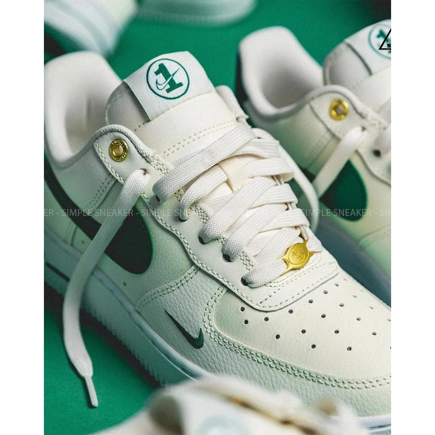 Giày Nike Air Force 1 40th Anniversary Chính Hãng 🔴SIMPLE SNEAKER🔴 Air Force 1 '07 LV8 Sail Malachite