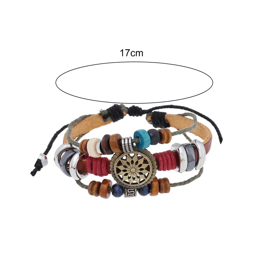 Fairystore| Vòng Tay Giả Da ĐíNh Trang Trí NhiềU KiểU DáNg