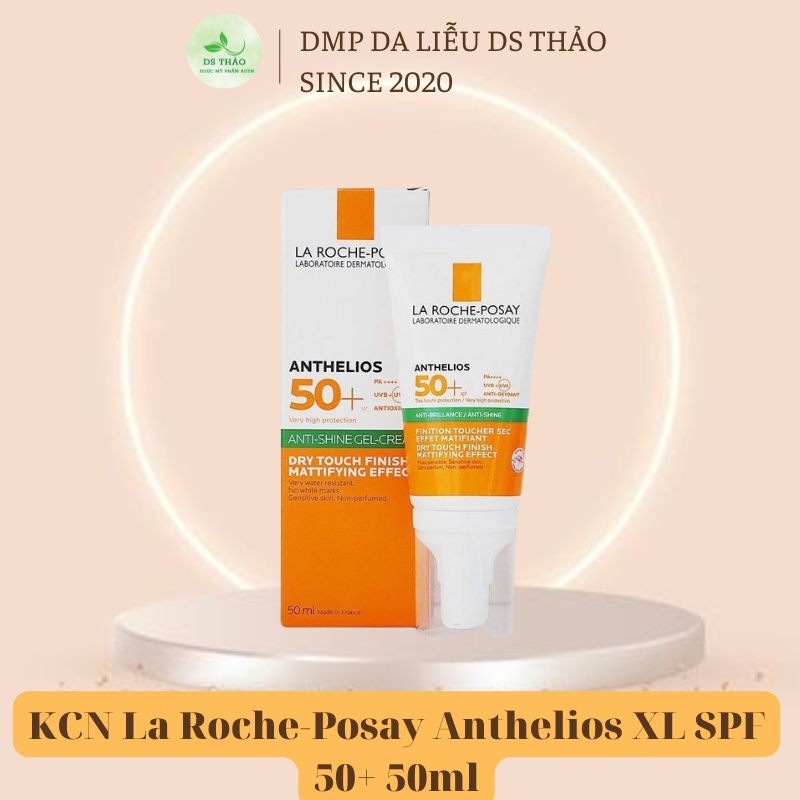 Kem Chống Nắng La Roche-Posay Anthelios XL SPF 50+ 50ml Vạch xanh Dành Cho Da Dầu, Hỗn Hợp Dầu