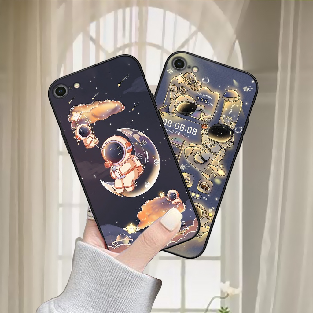 Ốp Iphone 6/6S/6 Plus/6S Plus/7/8/7Plus/8Plus in hình phi hành gia , vũ trụ ngân hà mẫu mới nhất