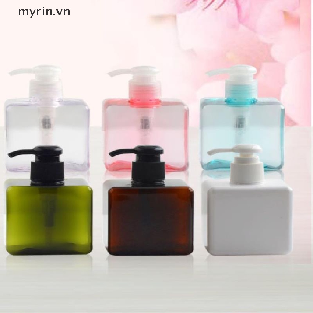 Chai Nhựa Rỗng 250ml Dạng Bơm Đựng Dầu Gội Đầu Tiện Dụng